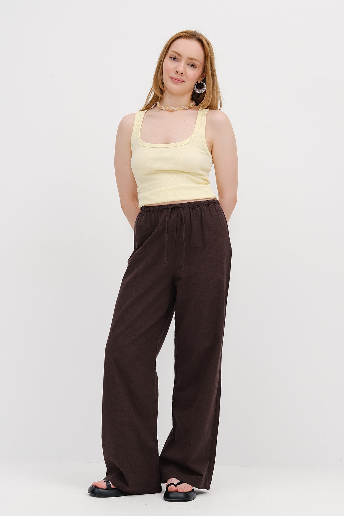 Brown_Tie-Waist-Wide-Leg-Pants-addax