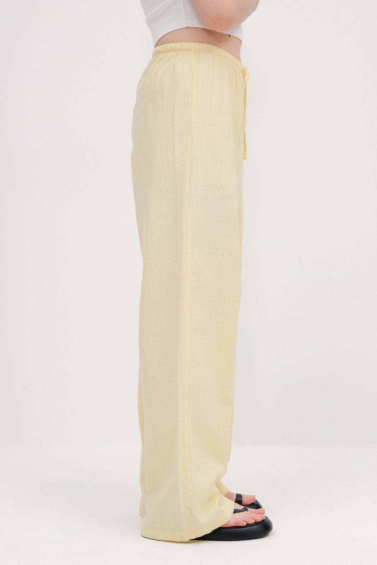 Light-Yellow_Tie-Waist-Wide-Leg-Pants-addax