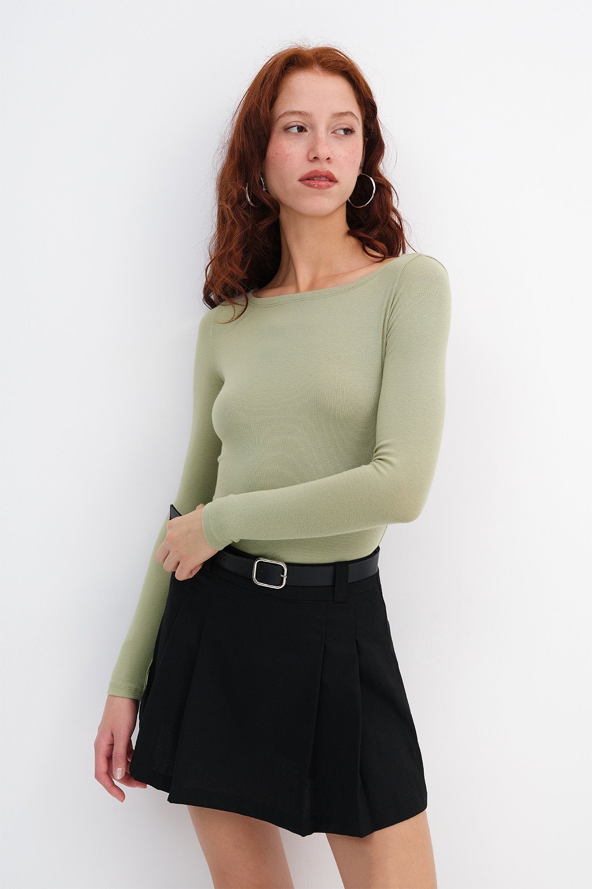 Khaki_Long-Sleeve-Modal-Blouse-addax