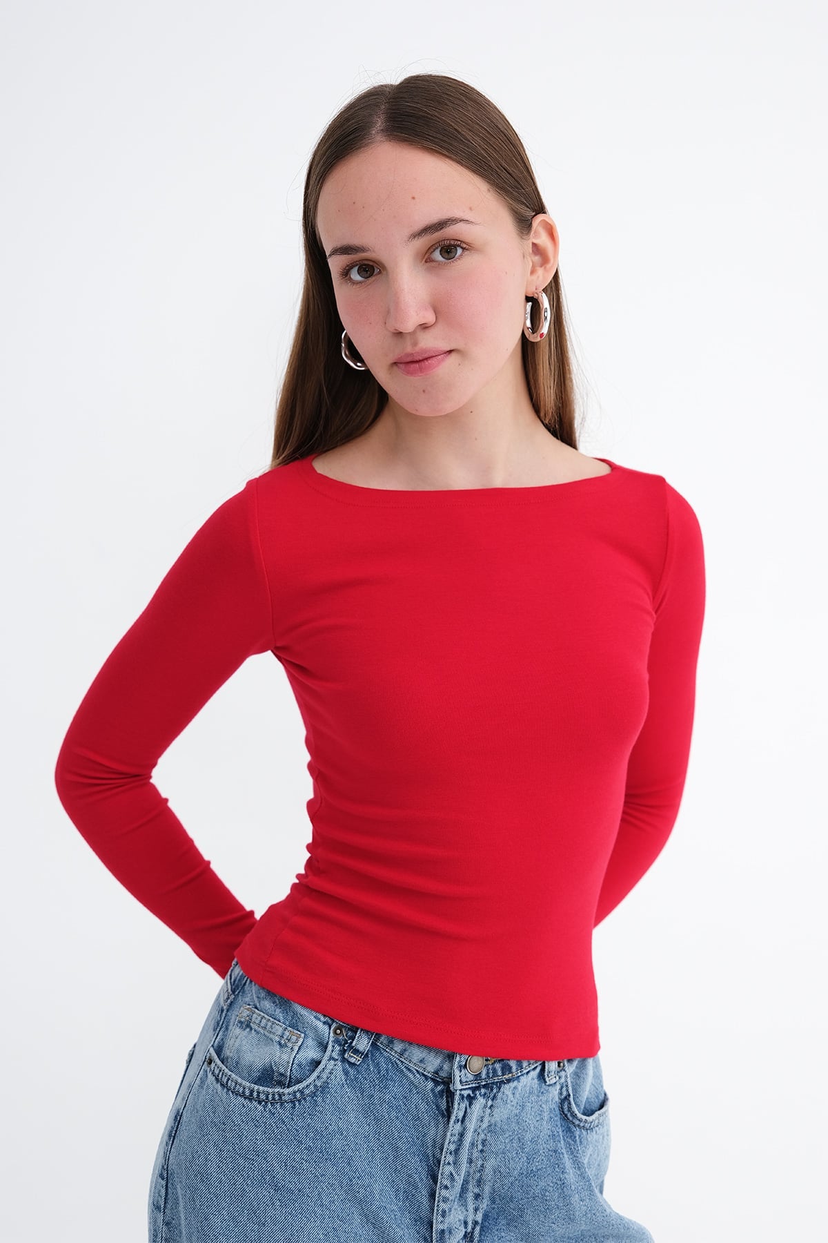 Red_Long-Sleeve-Modal-Blouse-addax