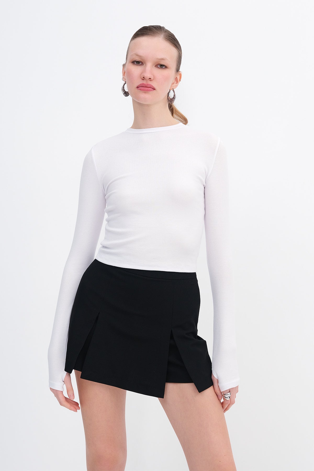 Long Sleeve Modal T-shirt