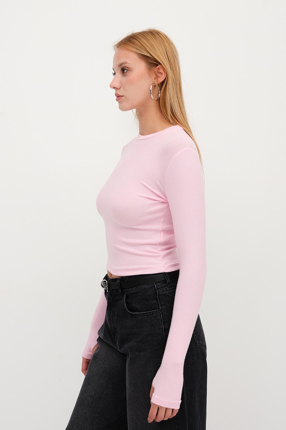Pink_Long-Sleeve-Modal-T-shirt-addax