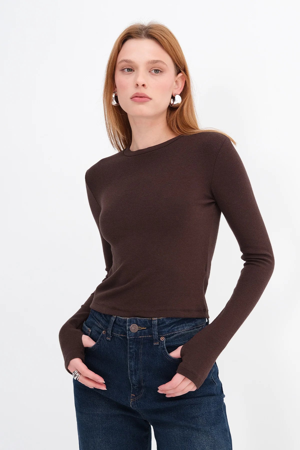 Brown_Long-Sleeve-Modal-T-shirt-addax