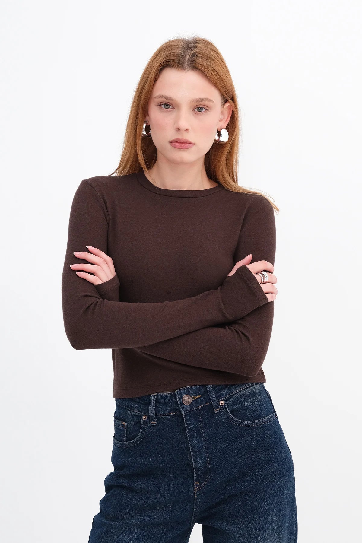 Brown_Long-Sleeve-Modal-T-shirt-addax