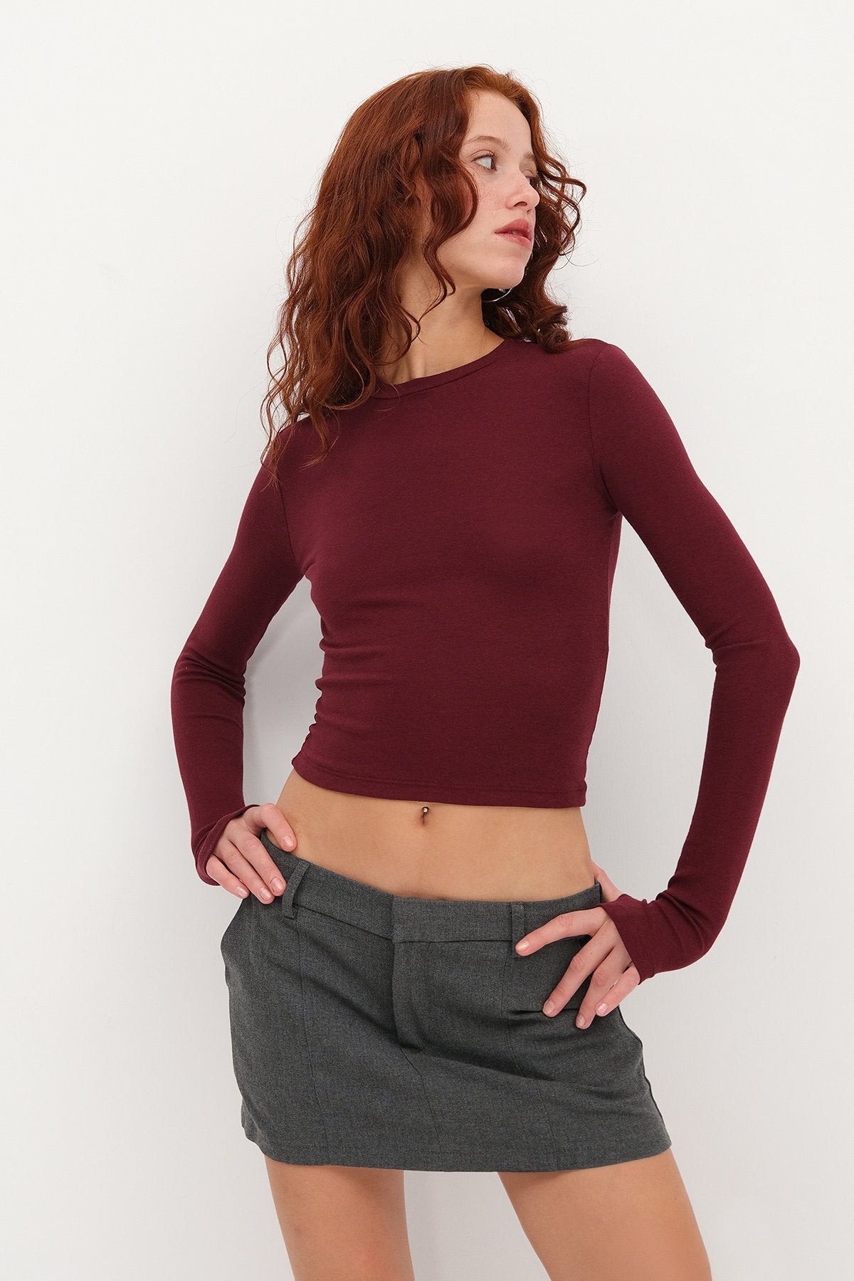 Burgundy_Long-Sleeve-Modal-T-shirt-addax
