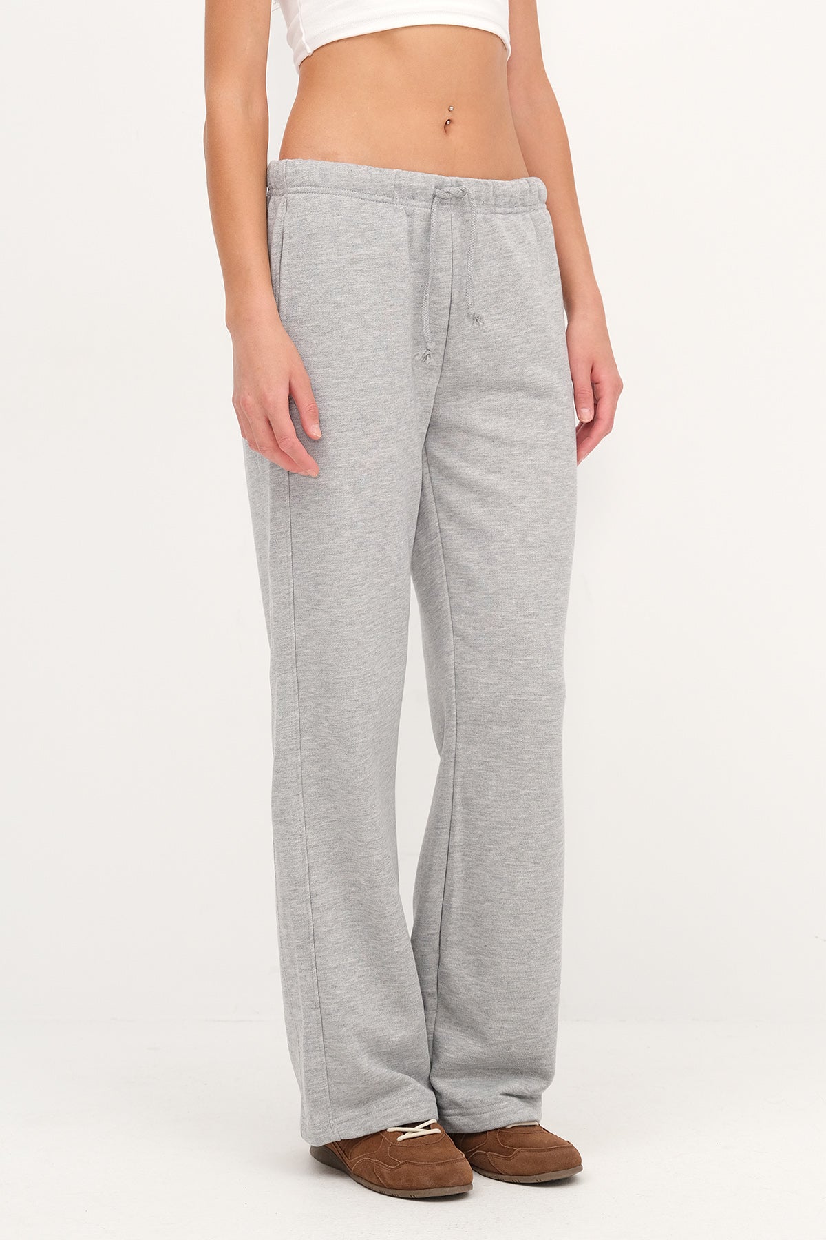 Grey-Melange_Pocketed-Wide-Leg-Sweatpants-addax