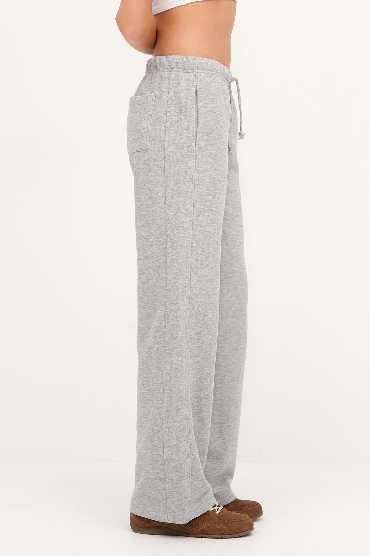 Grey-Melange_Pocketed-Wide-Leg-Sweatpants-addax