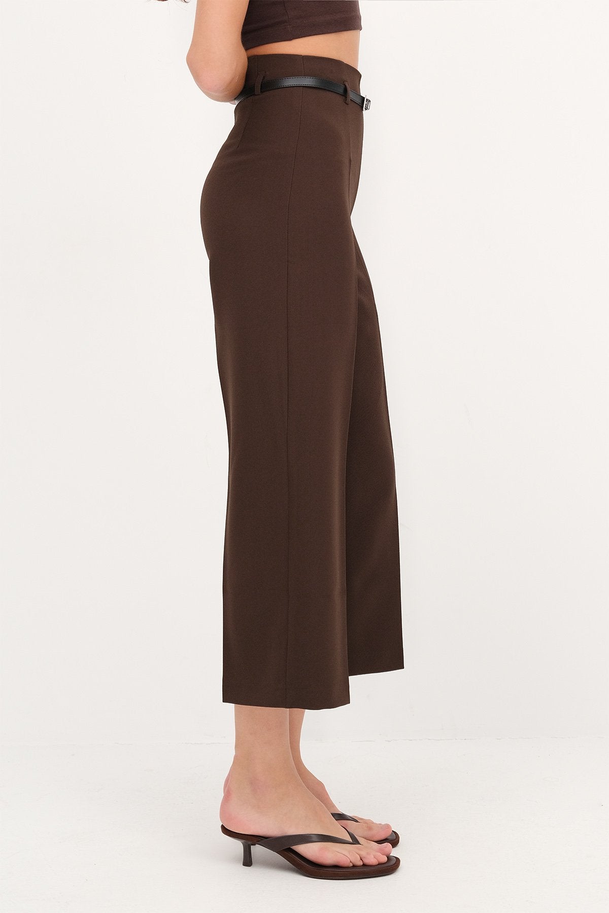 Brown_Belted-Wide-Leg-Pants-addax