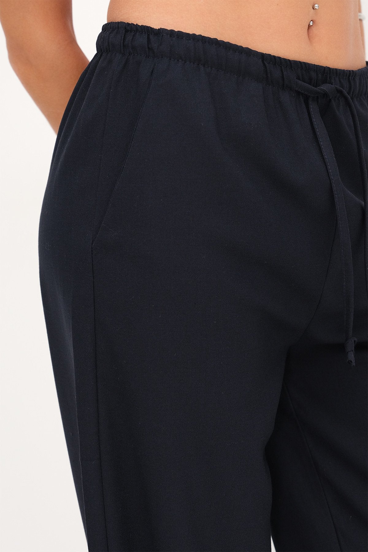 Night-Blue_Elastic-Waist-Wide-Leg- Trousers-addax