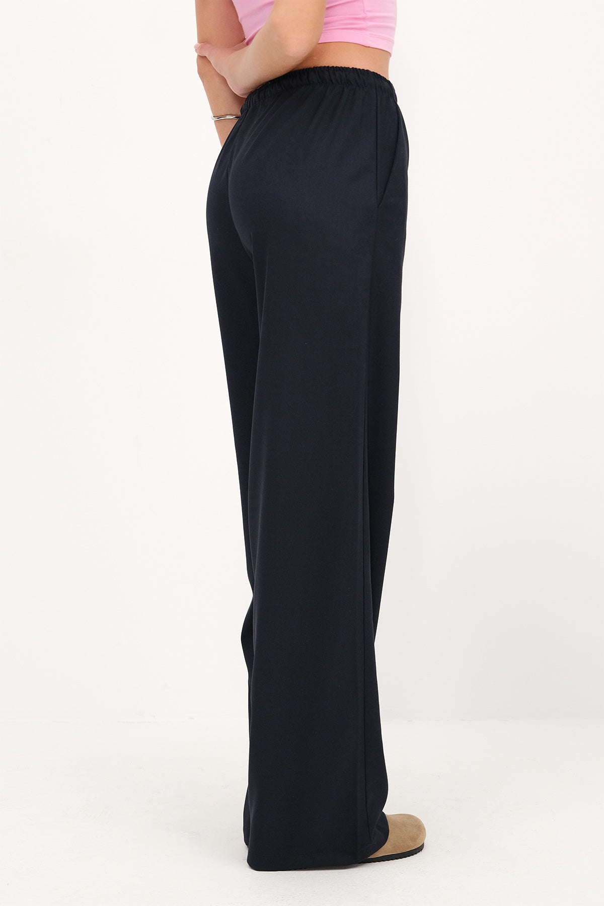 Night-Blue_Elastic-Waist-Wide-Leg- Trousers-addax