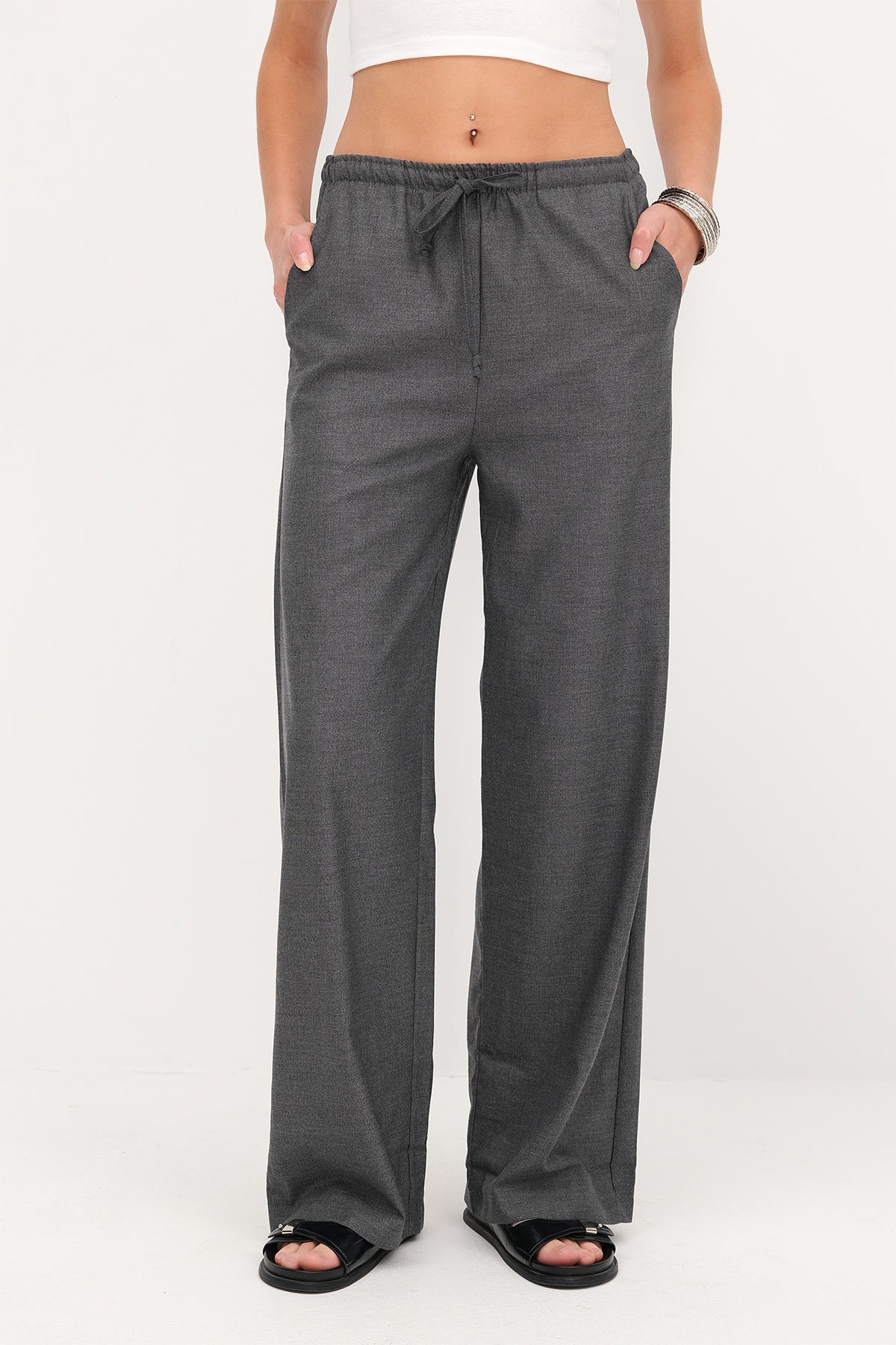 Lead-Grey_Elastic-Waist-Wide-Leg- Trousers-addax