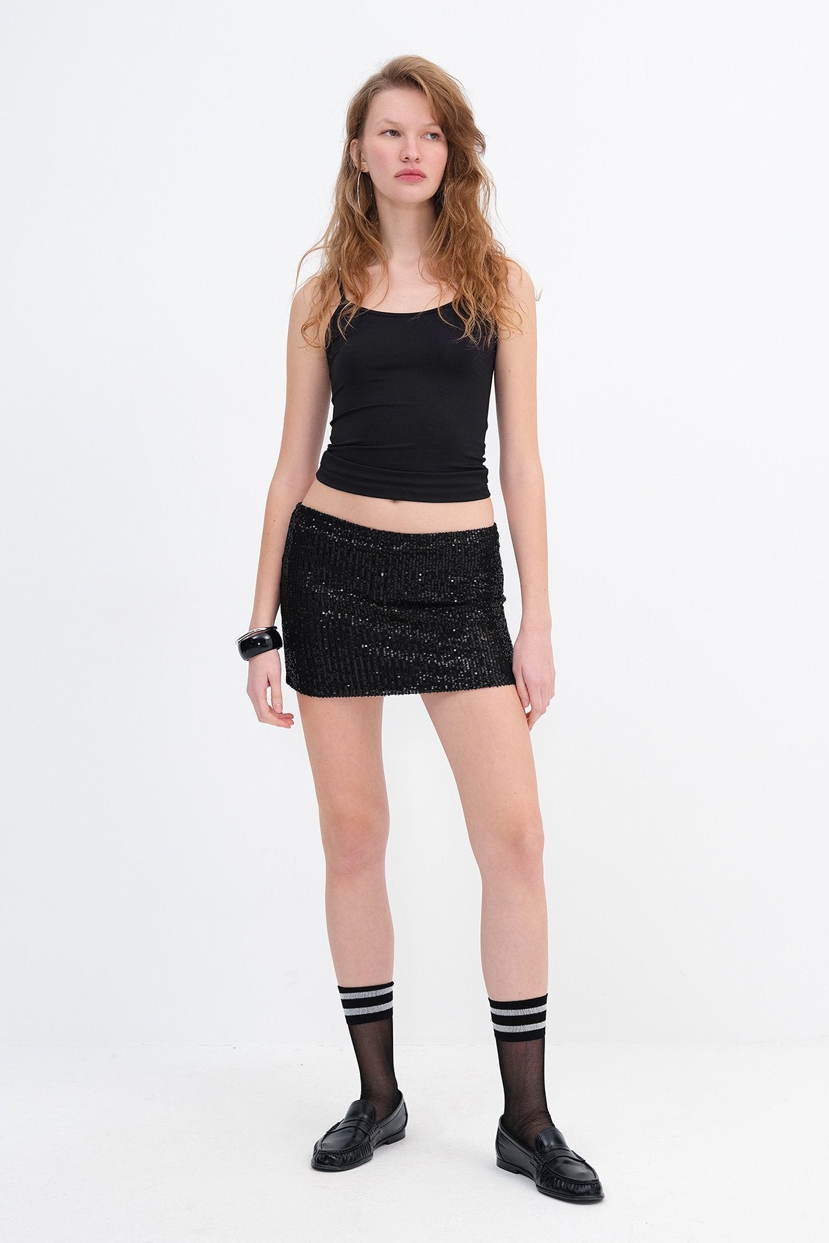 Black_Sequin-Mini-Skirt-addax