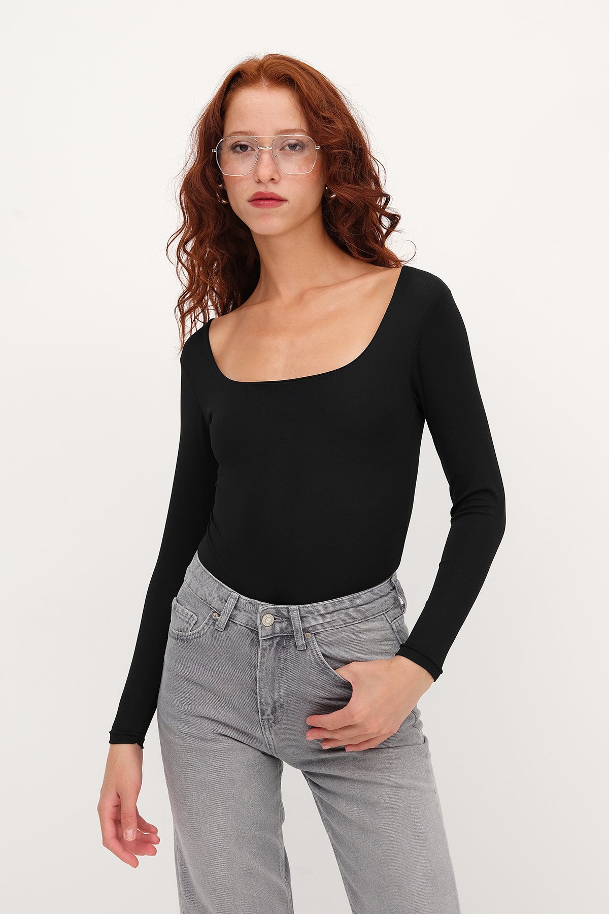 Black_Basic-U-neck-Long-Sleeve- Bodysuit-addax