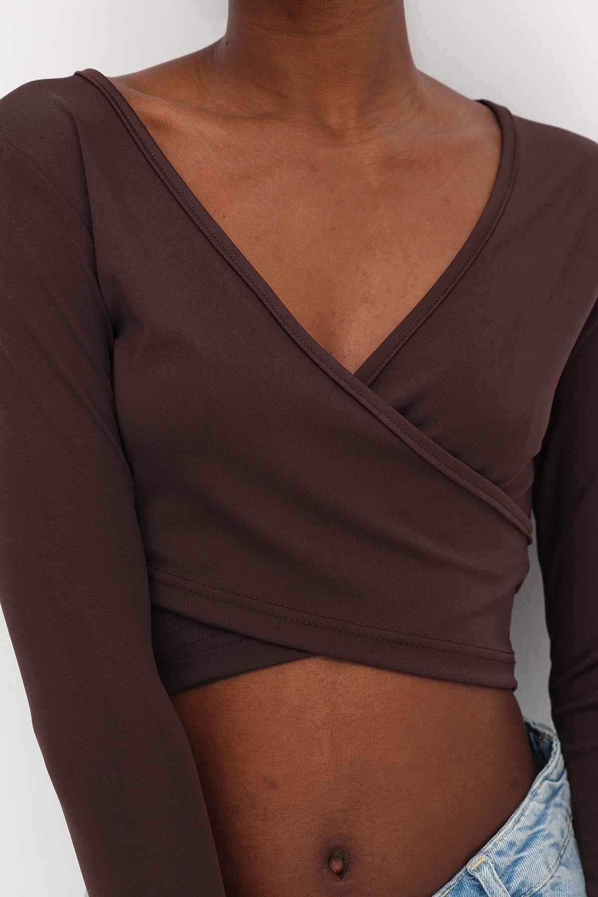 Bitter-Coffee_V-Neck-Crop-Blouse-addax