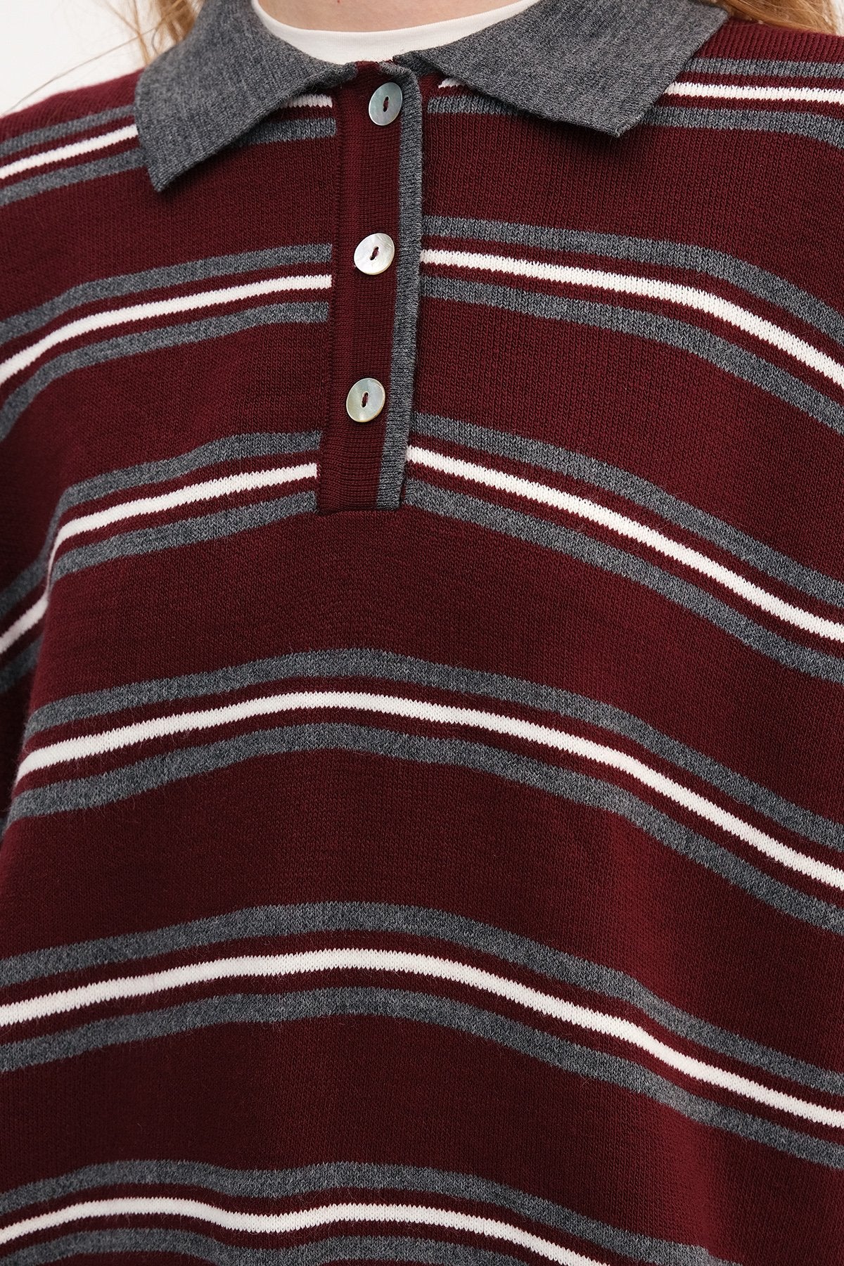 Burgundy_Polo-Neck-Striped-Sweater-addax