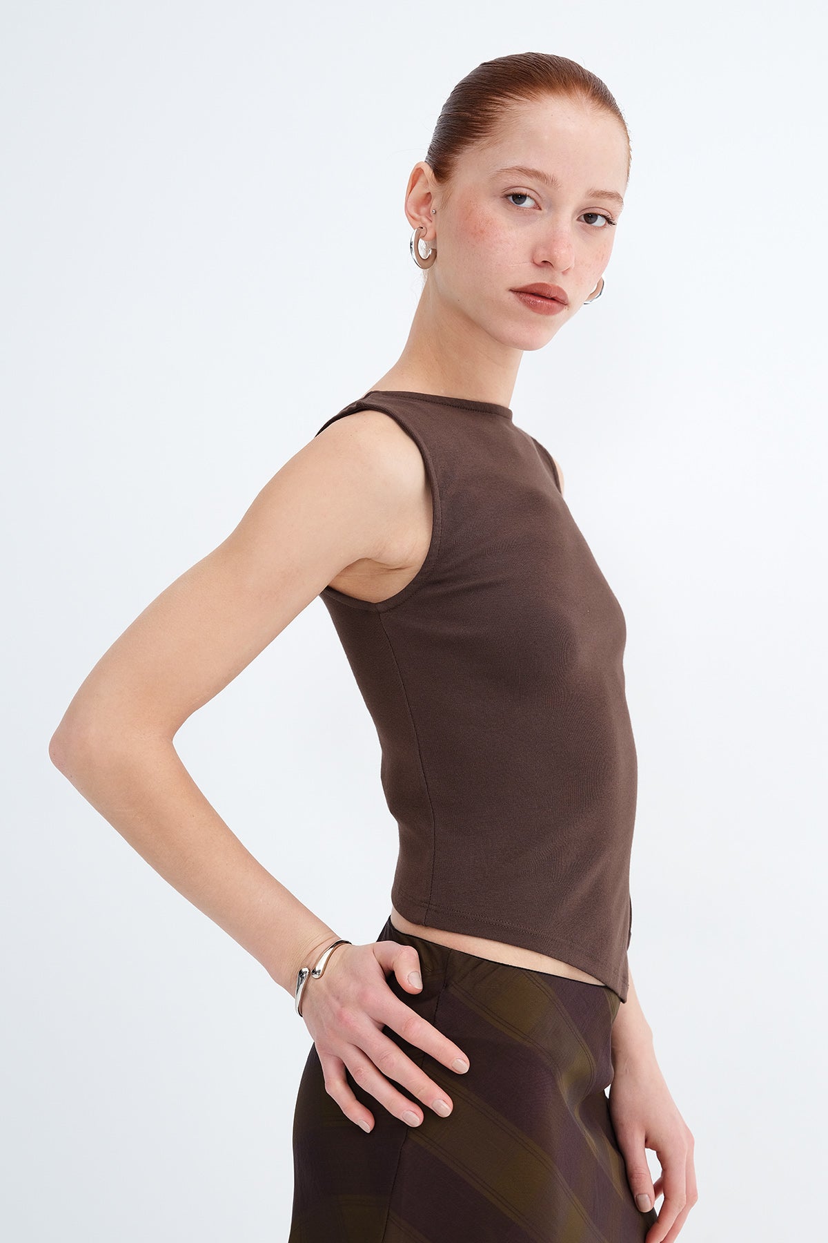 Brown_Asymmetric-Cut-Blouse-addax