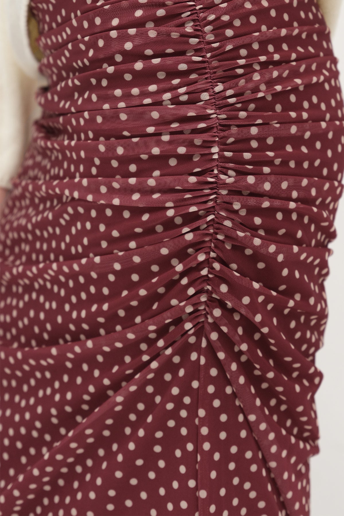 Damson_Polka-Dot-Ruched-Midi-Skirt-addax