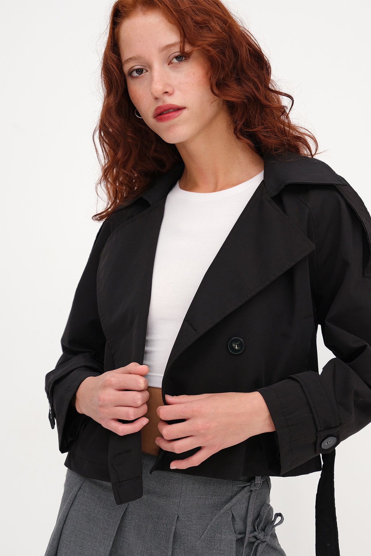 Black_Belted-Draped-Short-Trench-Coat-addax