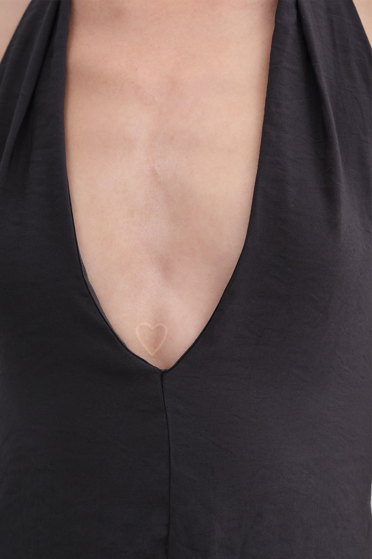 Charcoal_Halter-Neck-Modal-Dress-addax