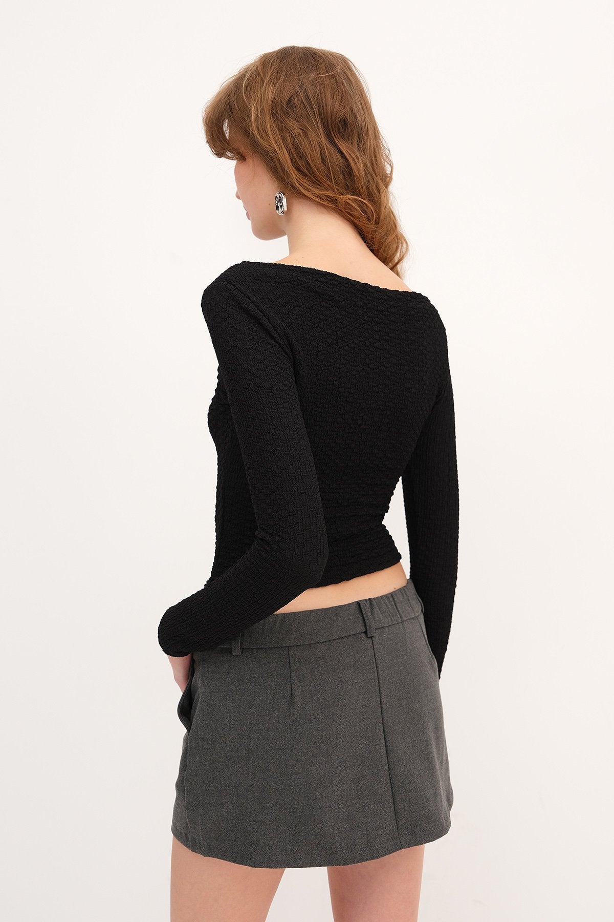 Black_Textured-Long-Sleeve-Blouse-addax