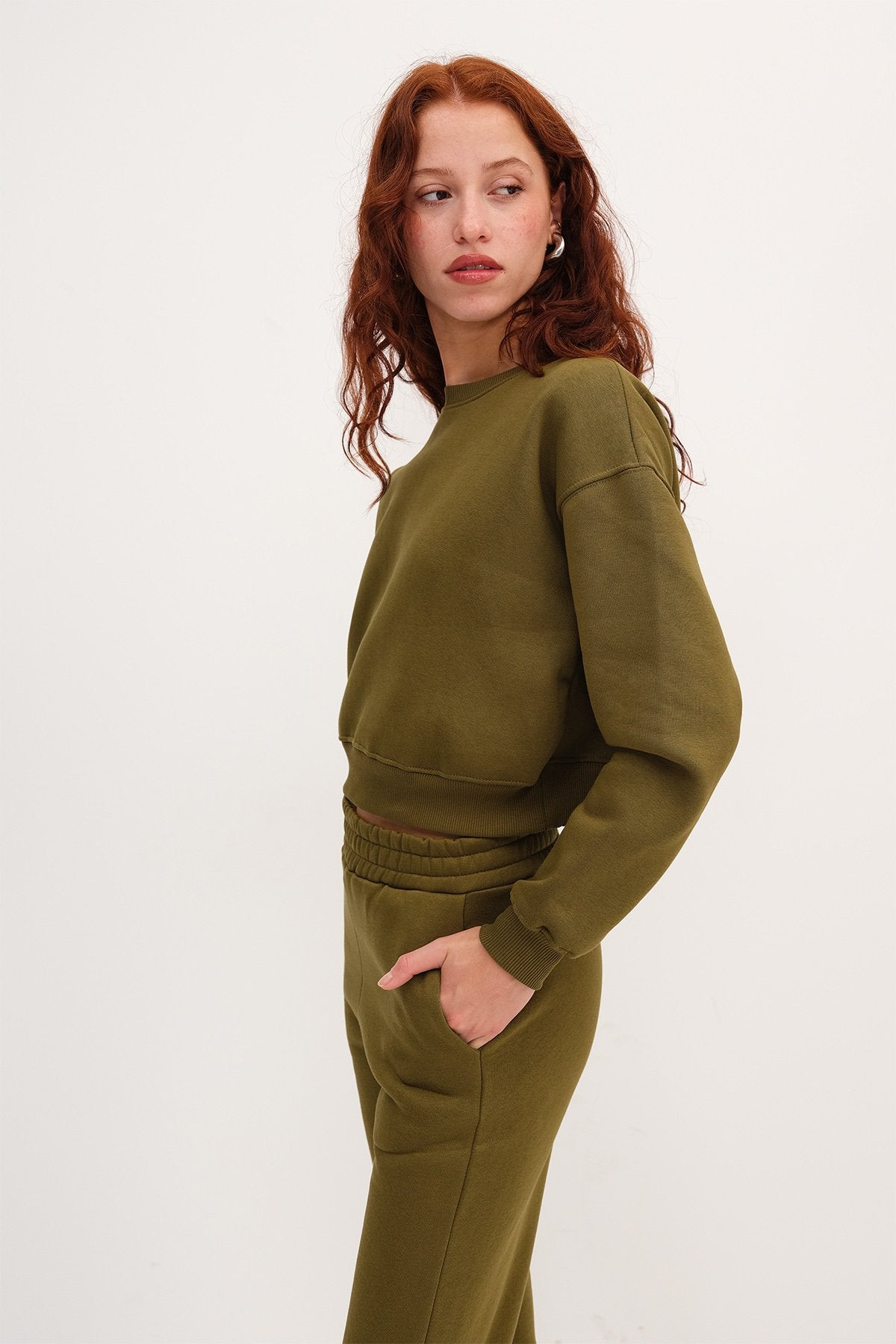 Olive_Fleece-Two-Piece-Set-addax