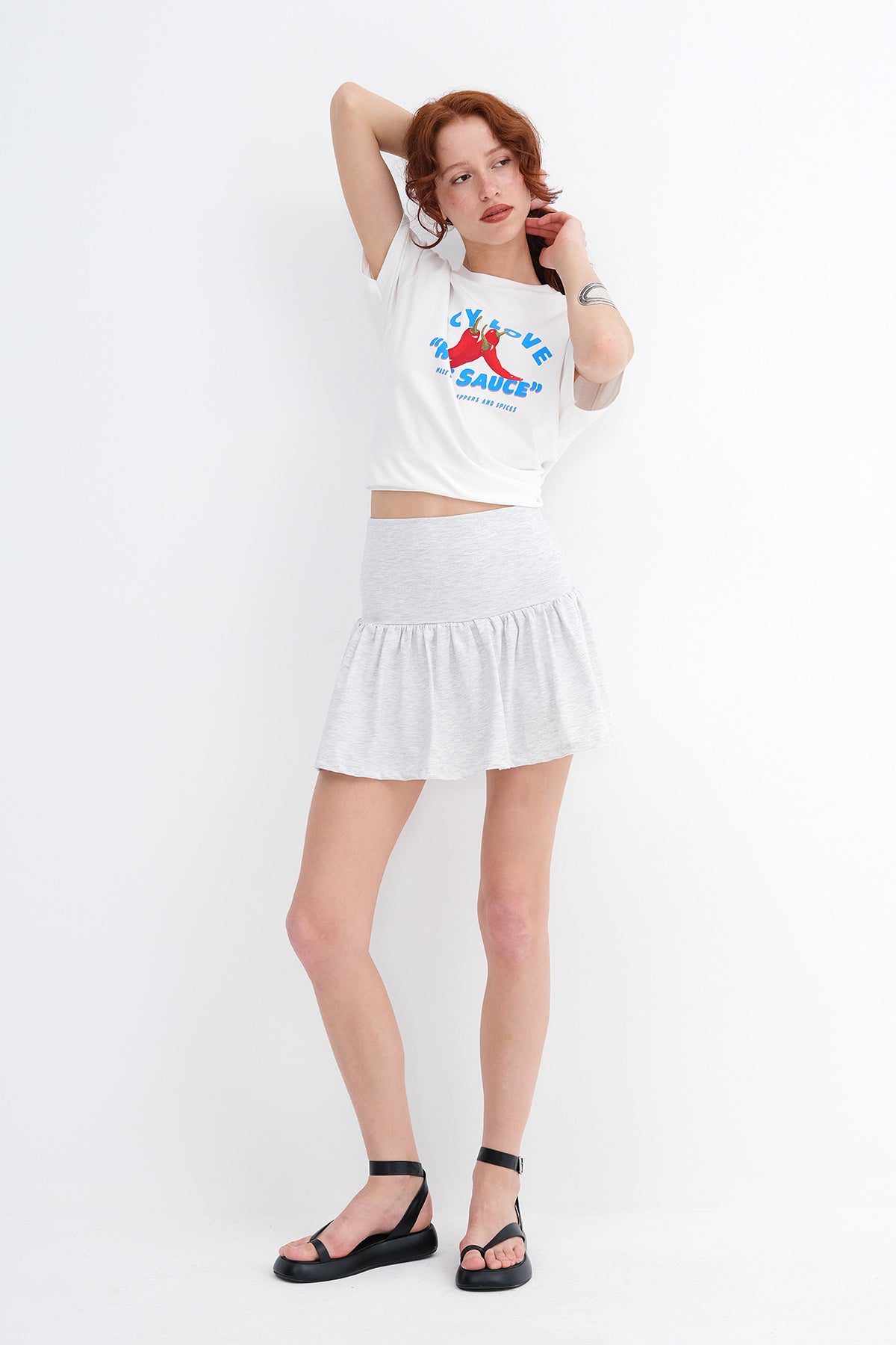 Snow-Melange_Foldable-Waist-Detail-Mini-Skirt-addax