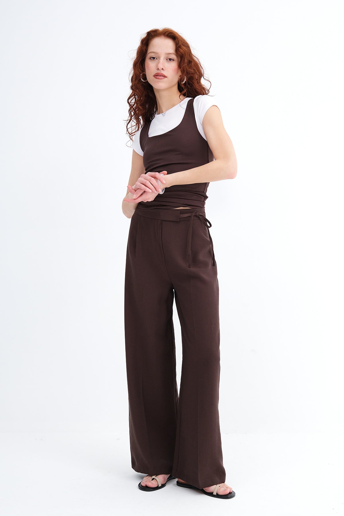 Bitter-Coffee_Tie-Detail-Wide-Leg-Pants-addax