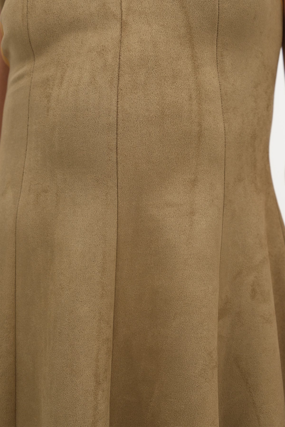 Khaki_Suede-Mini-Dress-addax