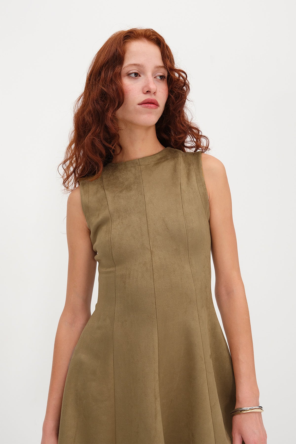 Khaki_Suede-Mini-Dress-addax