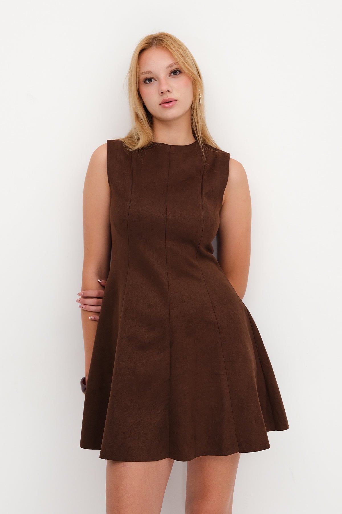 Bitter-Coffee_Suede-Mini-Dress-addax