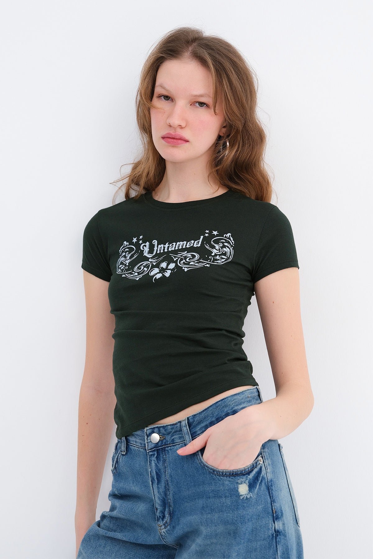 Sapphire_Crew-Neck-Printed-T-shirt-addax