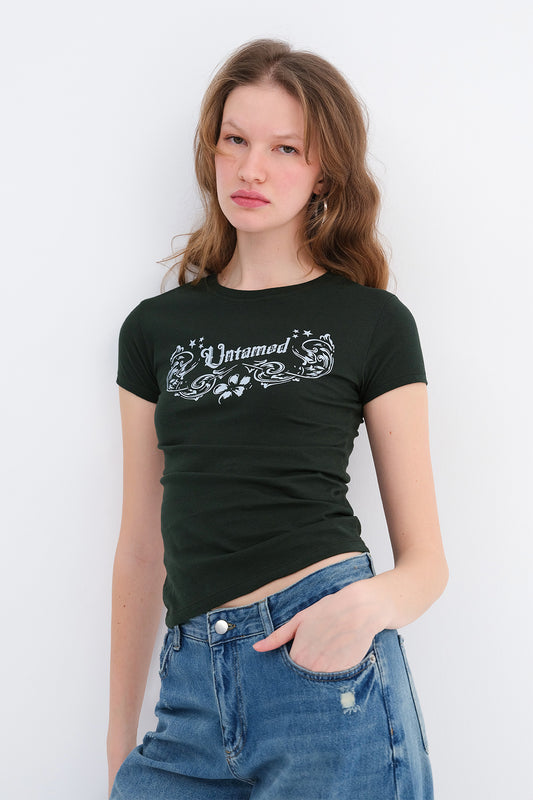 Sapphire_Crew-Neck-Printed-T-shirt-addax