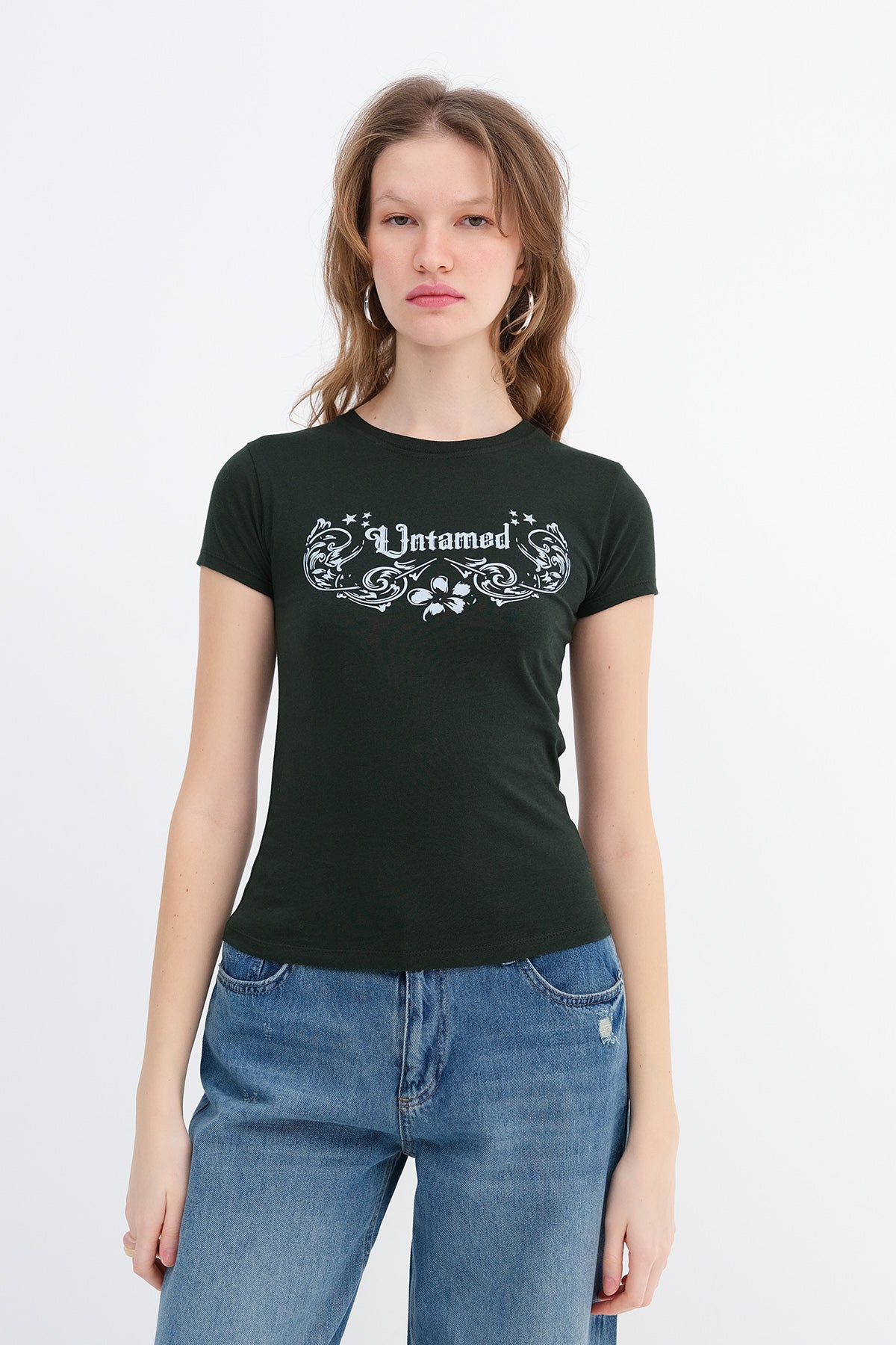 Sapphire_Crew-Neck-Printed-T-shirt-addax