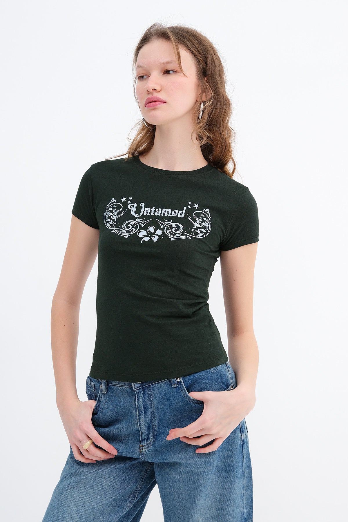 Sapphire_Crew-Neck-Printed-T-shirt-addax