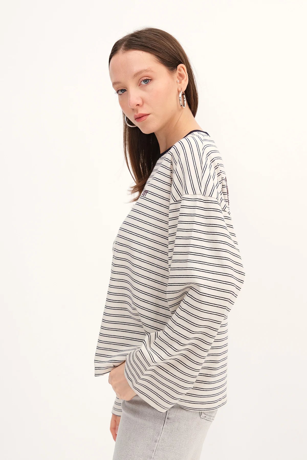 Night Blue---Beige_Striped-Long-Sleeve-T-Shirt-addax