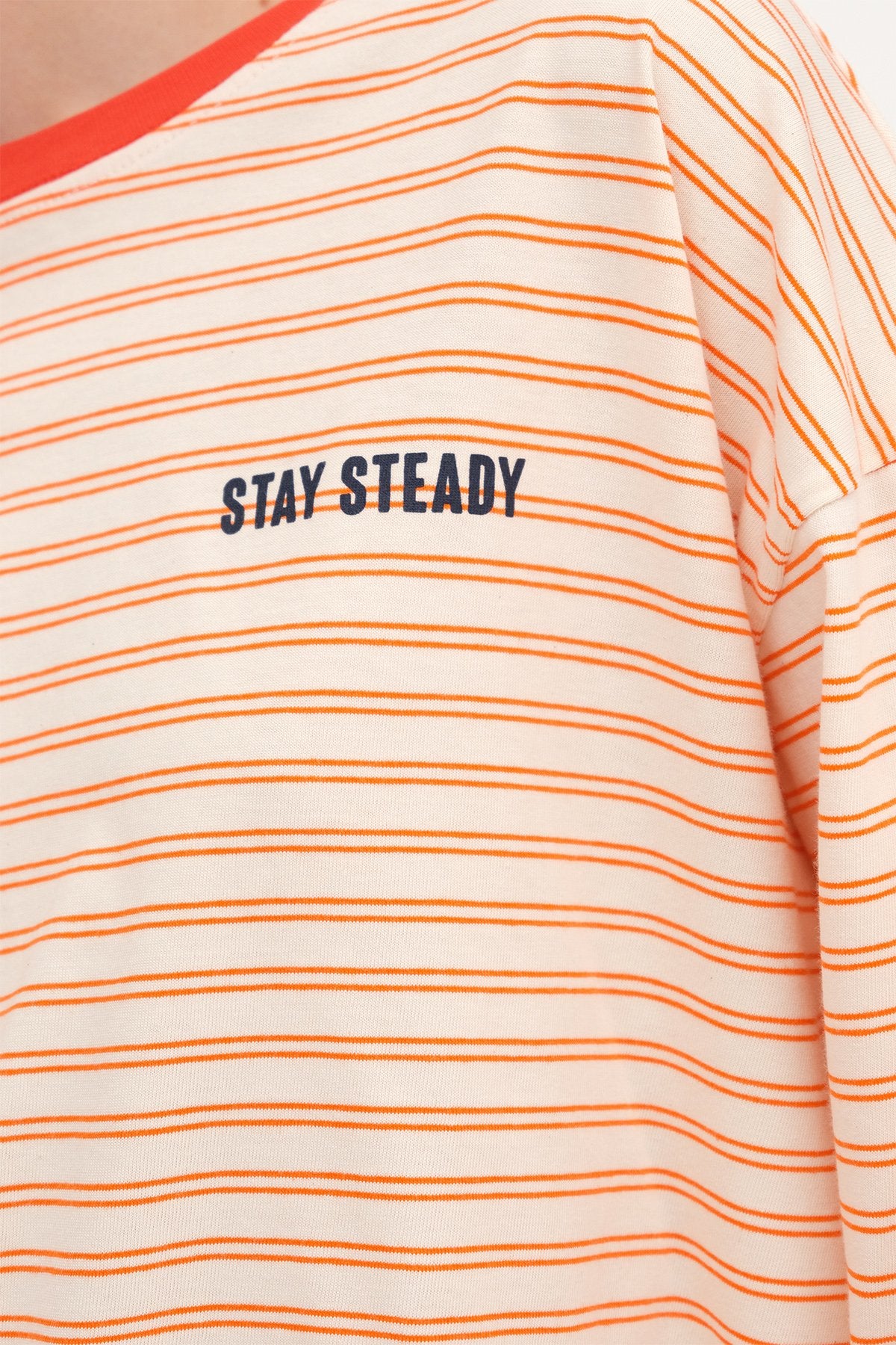 Orange---Beige_Striped-Long-Sleeve- T-Shirt-addax