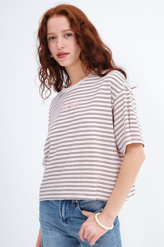 Beige---Burgundy_Striped-T-shirt-addax