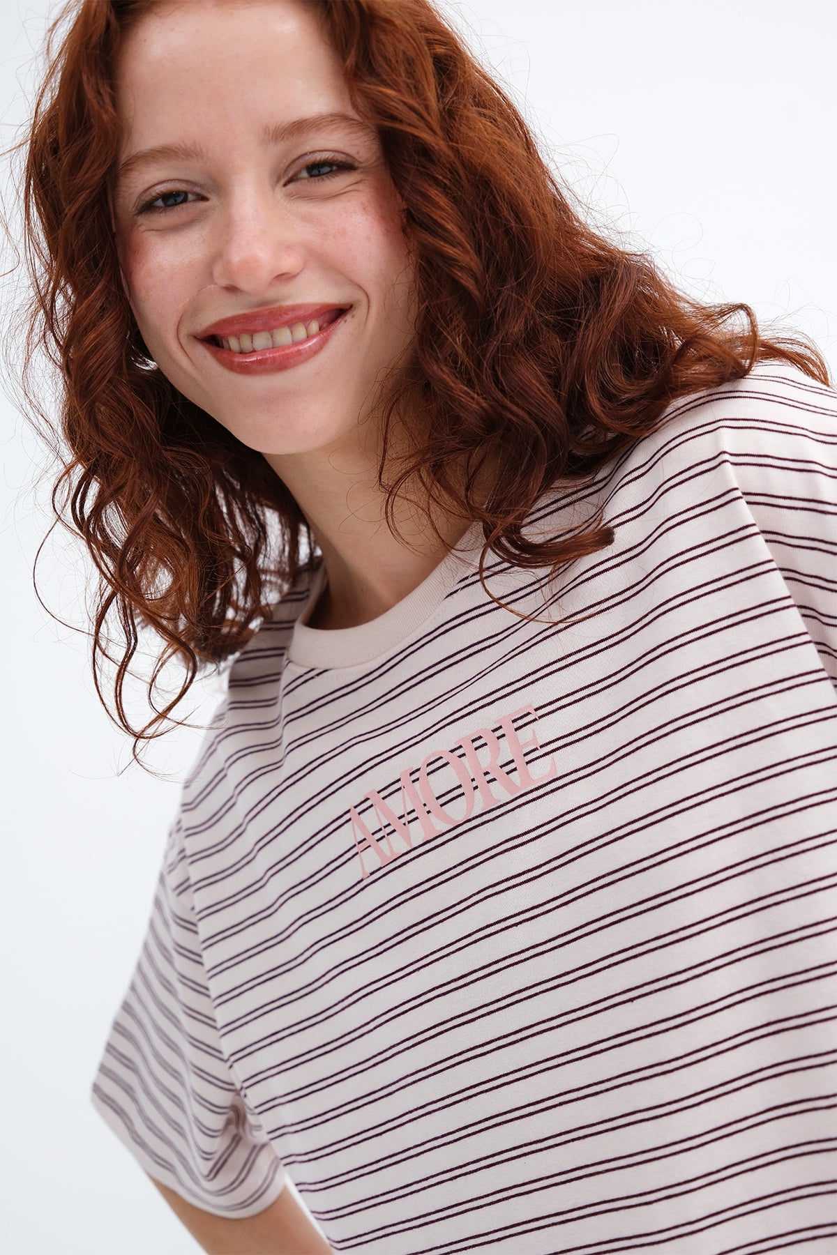 Beige---Burgundy_Striped-T-shirt-addax