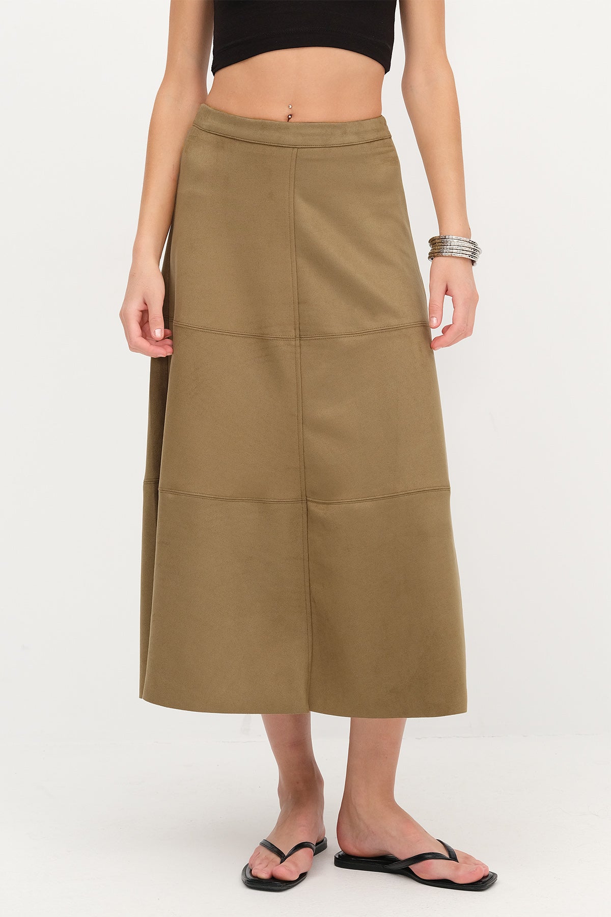 Khaki_Suede-Maxi-Skirt-addax