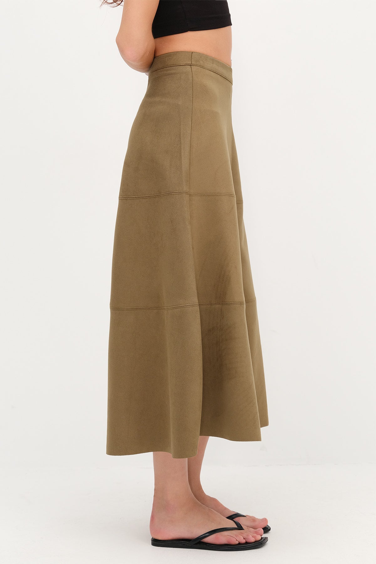 Khaki_Suede-Maxi-Skirt-addax