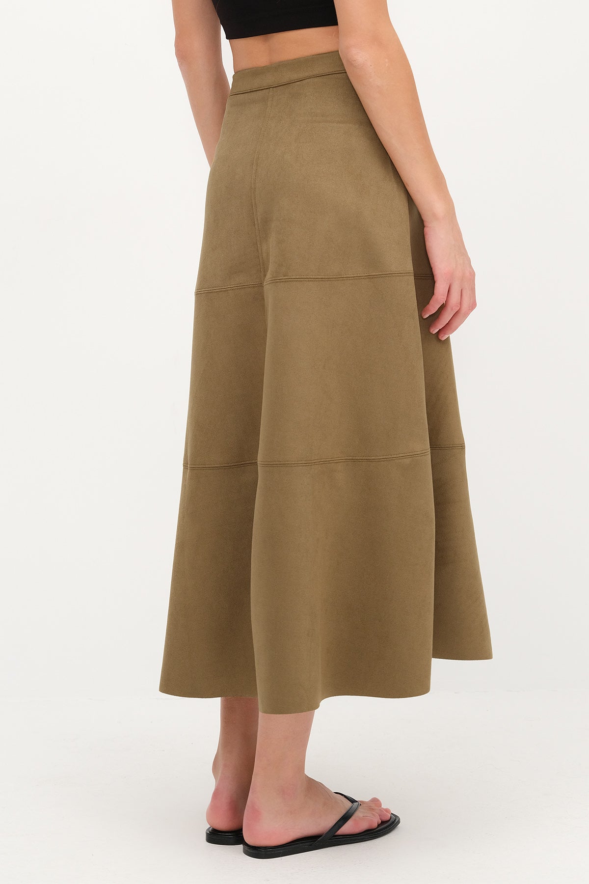 Khaki_Suede-Maxi-Skirt-addax