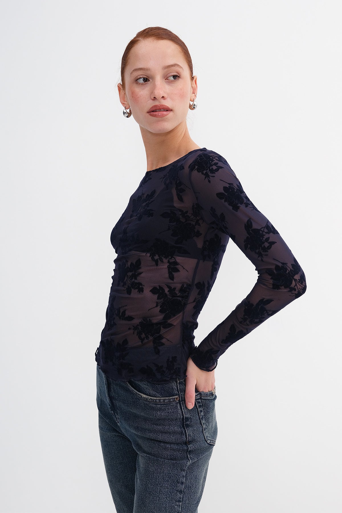 Night-Blue_Patterned-Blouse-addax