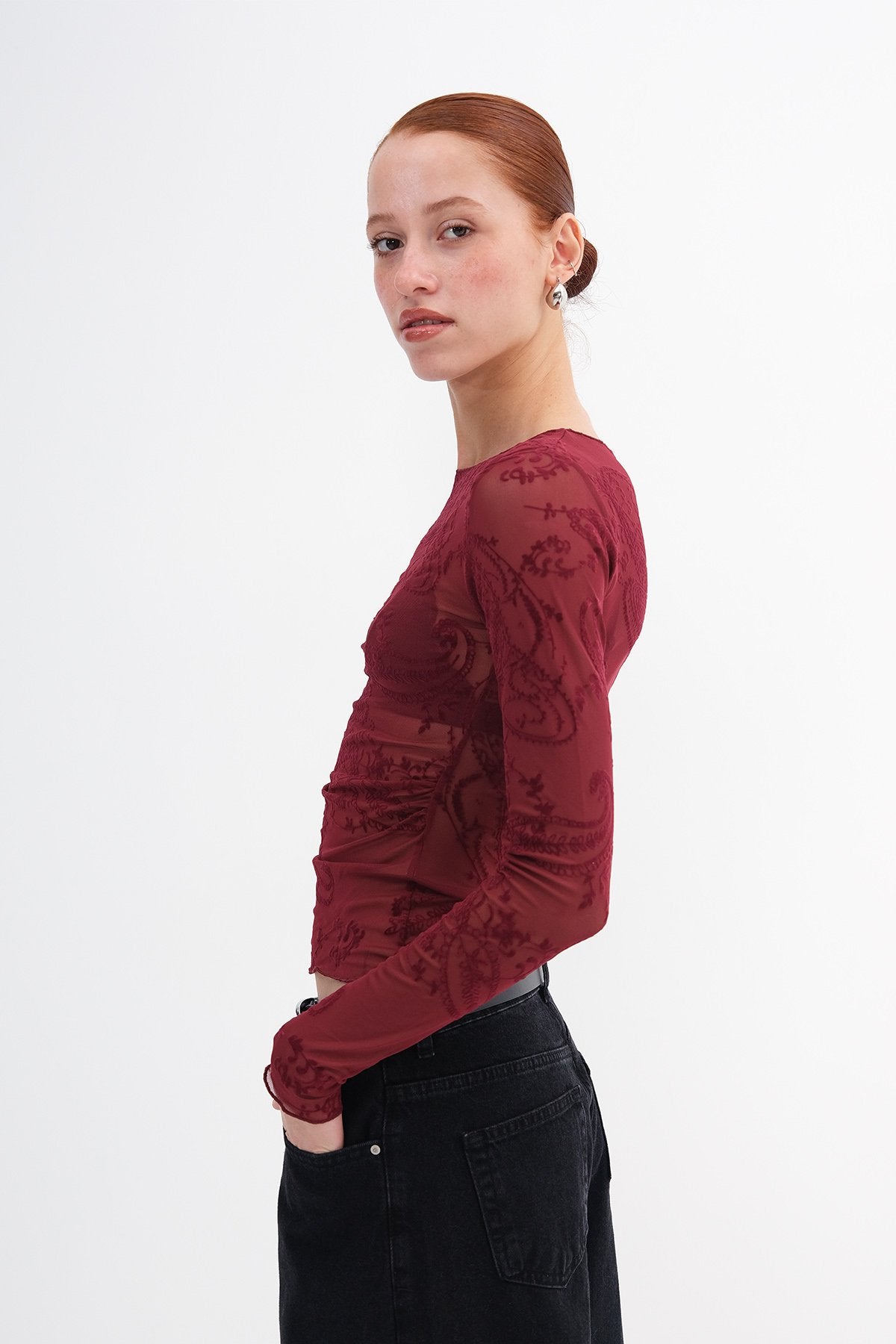 Burgundy_Patterned-Blouse-addax