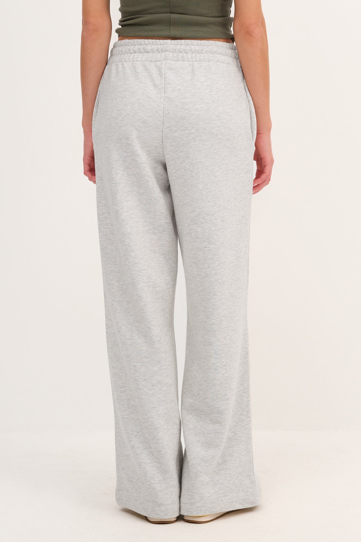 Snow-Melange_Elasticated-Waist-Wide-Leg-Joggers-addax