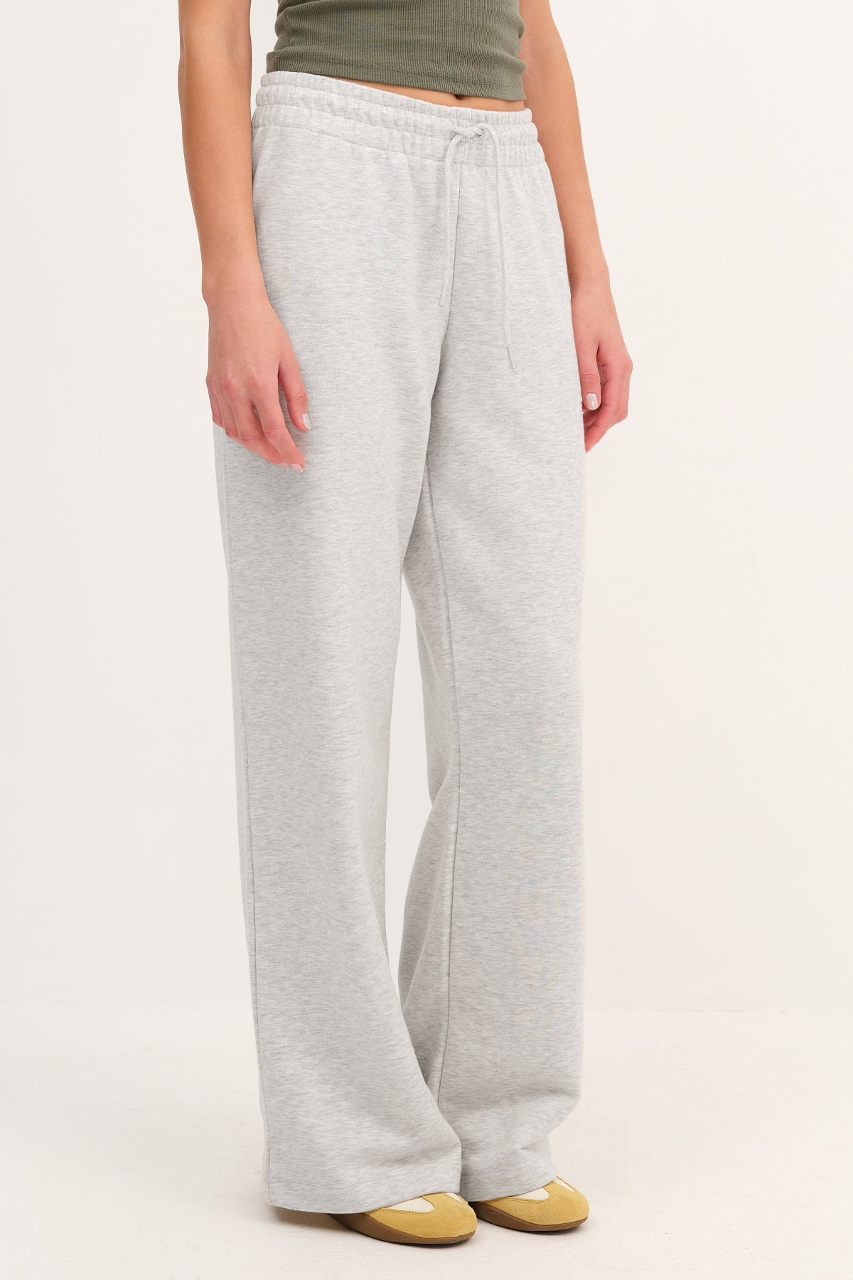 Snow-Melange_Elasticated-Waist-Wide-Leg-Joggers-addax