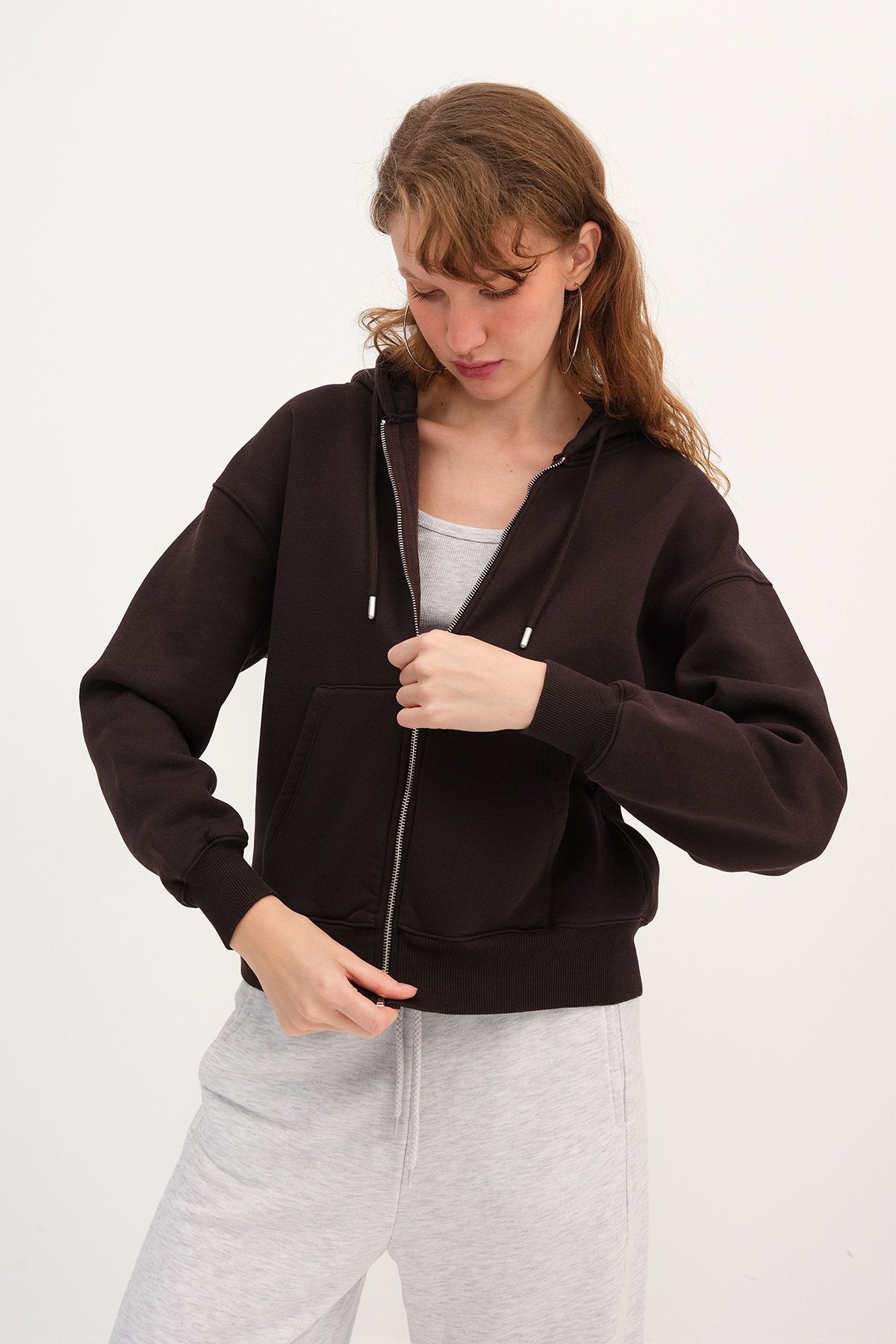 Bitter-Coffee_Fleece-Lined-Zip-Up-Sweatshirt-addax
