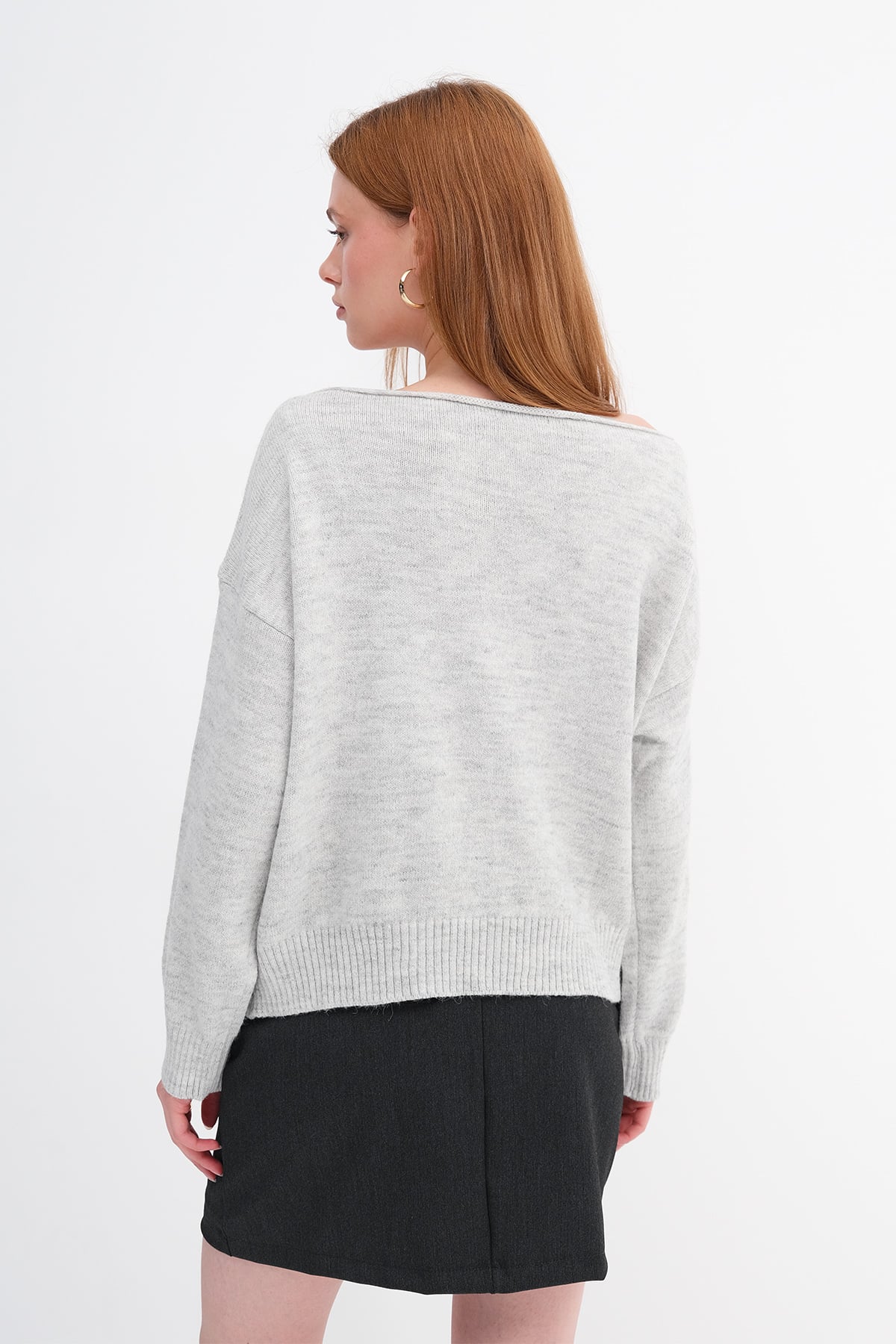 Snow-Melange-Ecru_Star-Pattern-Knit-Sweater-addax