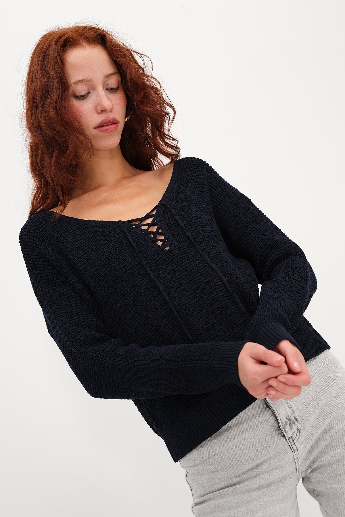 Night-Blue_Tie-Detail-Knit-Sweater-addax