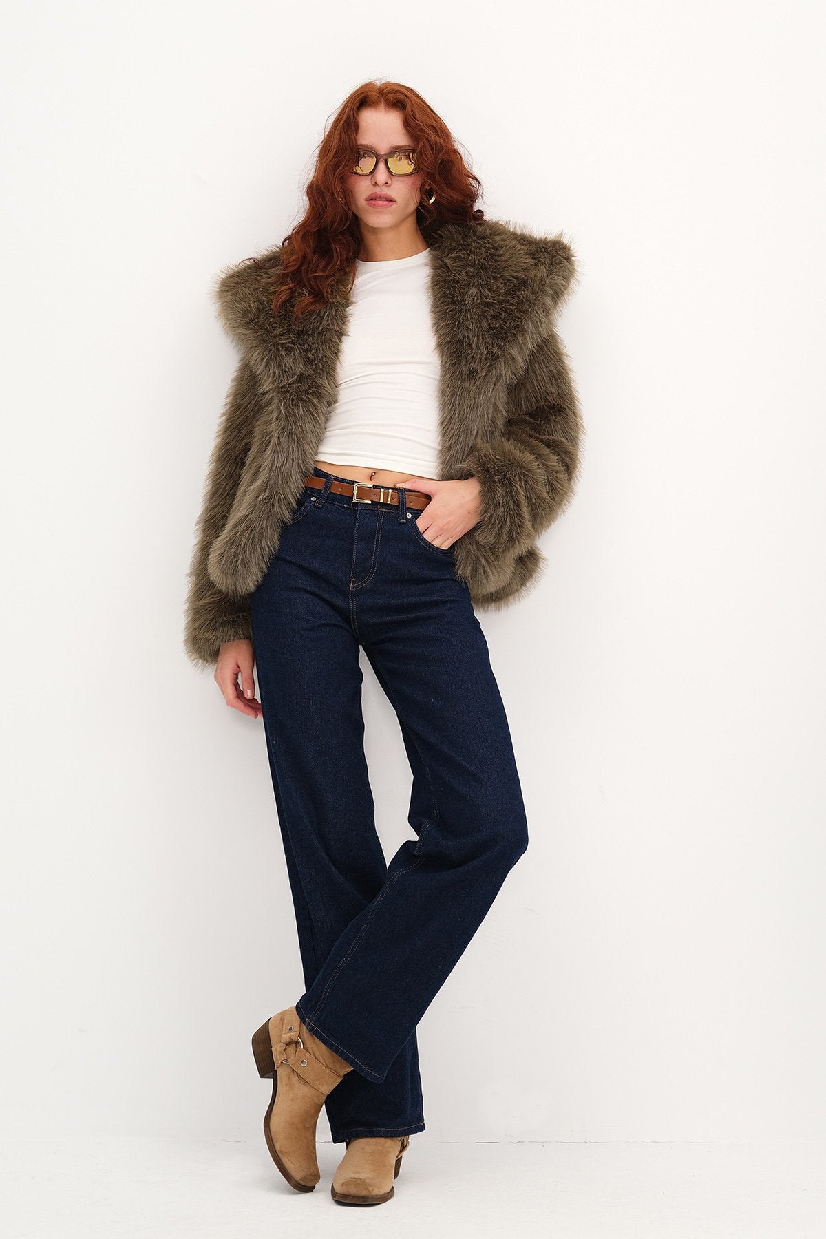 Khaki_Shawl-Collar-Faux-Fur-Coat-addax