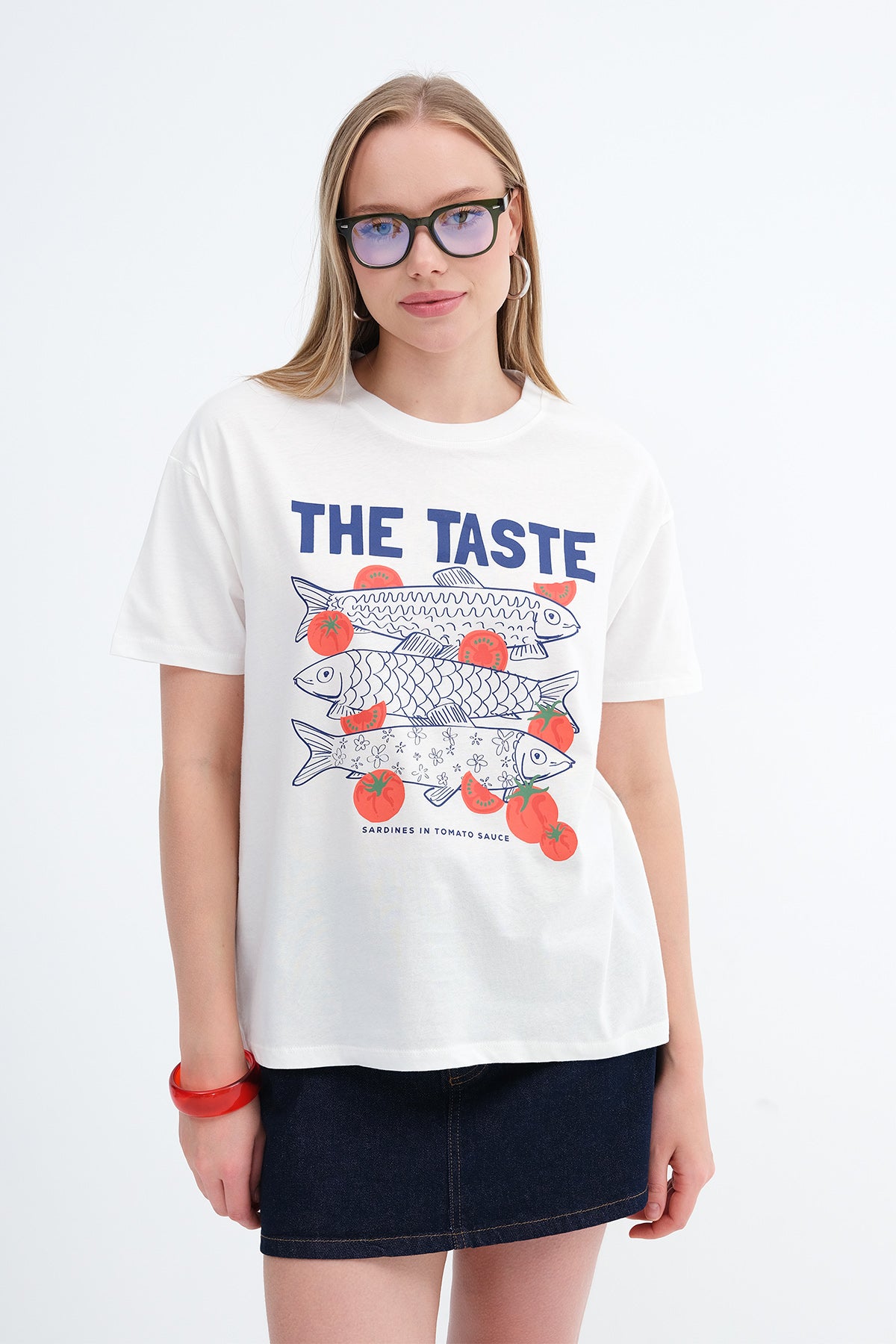 Crew Neck Printed T-shirt